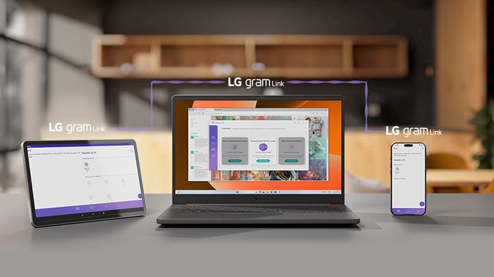 The video showcases seamless file transfers between the laptop and mobile devices, highlighting effortless and flexible sharing.