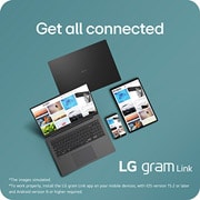 LG gram 15” | Lightweight Intel® Core™ Ultra Processor Laptop | Windows 11 Pro, gram Hybrid AI, Copilot, LG gram Link, FHD Anti-glare IPS display, 15Z90T