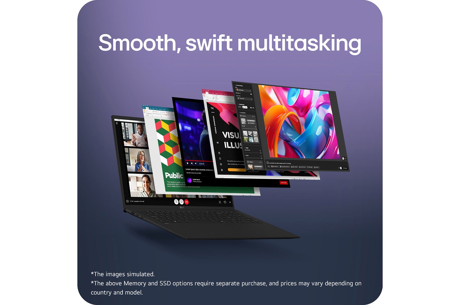 LG gram 17" | Lightweight Intel® Core™ Ultra Processor Laptop | Windows 11 Pro, gram Hybrid AI, Copiliot, LG gram Link, WQXGA 16:10 Anti-glare IPS touchscreen, 17Z90T