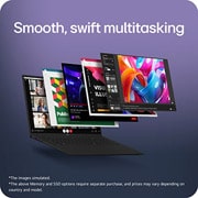 LG gram 17" | Lightweight Intel® Core™ Ultra Processor Laptop | Windows 11 Pro, gram Hybrid AI, Copiliot, LG gram Link, WQXGA 16:10 Anti-glare IPS touchscreen, 17Z90T