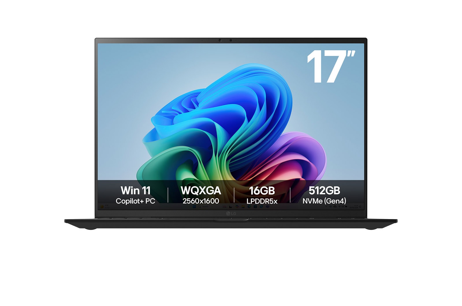 LG gram 17" | Lightweight Intel® Core™ Ultra Processor Laptop | Windows 11 Pro, gram Hybrid AI, Copiliot+ PC, LG gram Link, WQXGA 16:10 Anti-glare IPS touchscreen, 17Z90TL