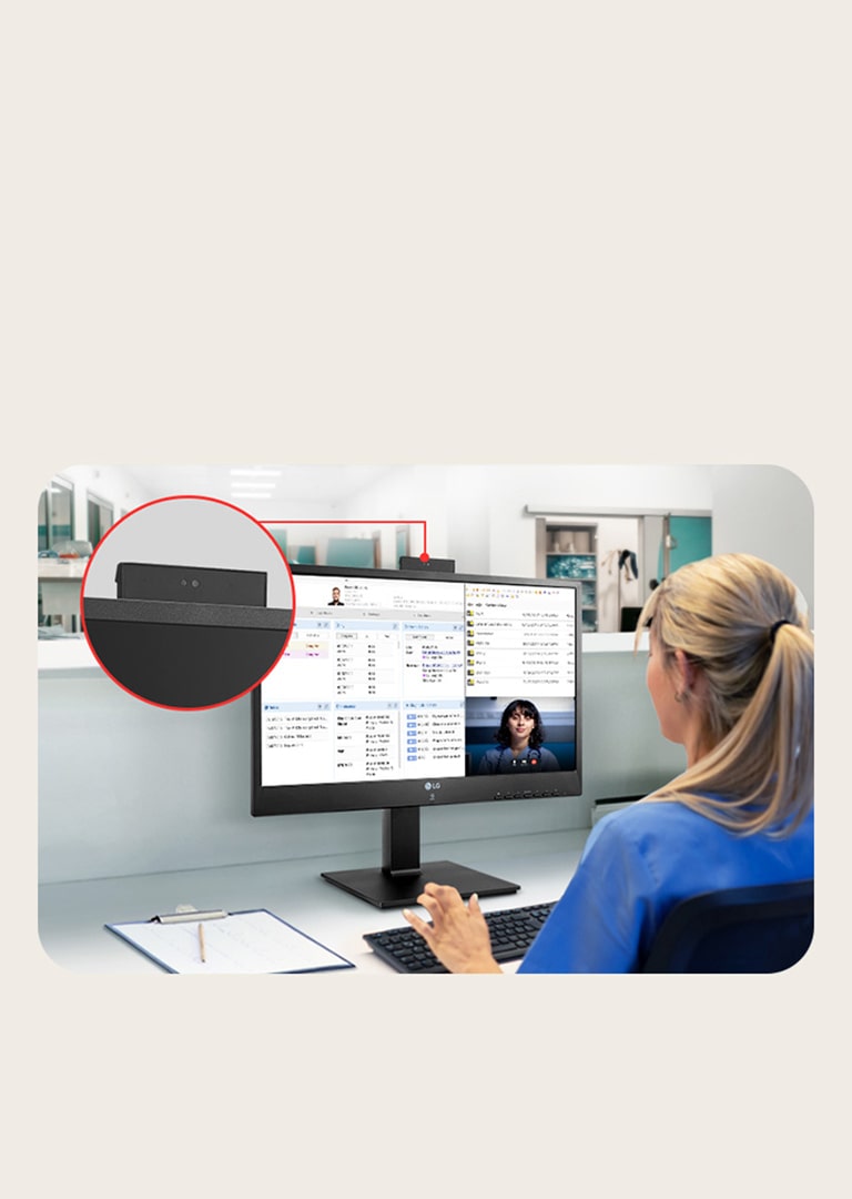 Push-pull type Full HD webcam.