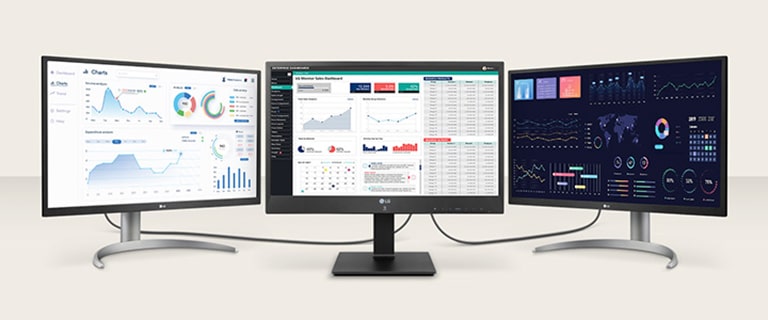 LG 24CR661W supports up to 4K UHD resolution dual displays.