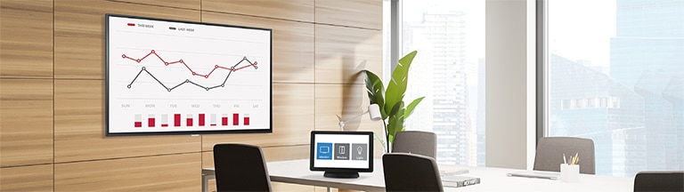 The AV control system helps users control the ML5K.