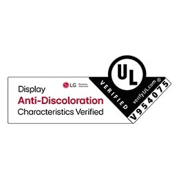 Display Anti-Discoloration Characterstics verified