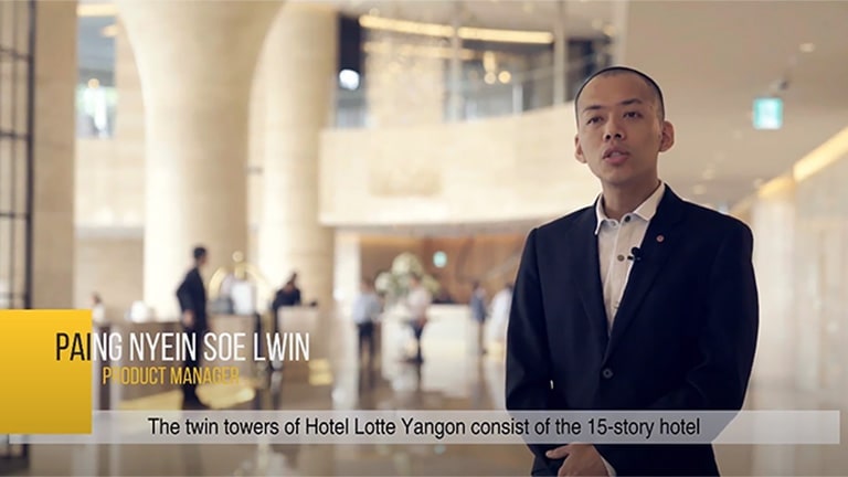 LG HVAC Case Study Hotel Solution_Myanmar "Lotte Hotel"