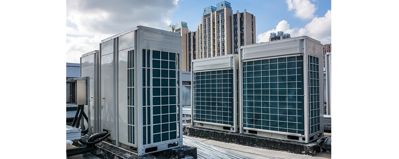 An image of outdoor condensing units