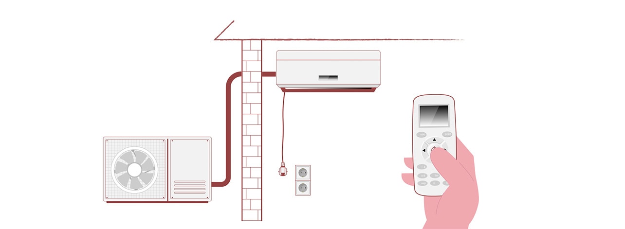 An image of turning off the power