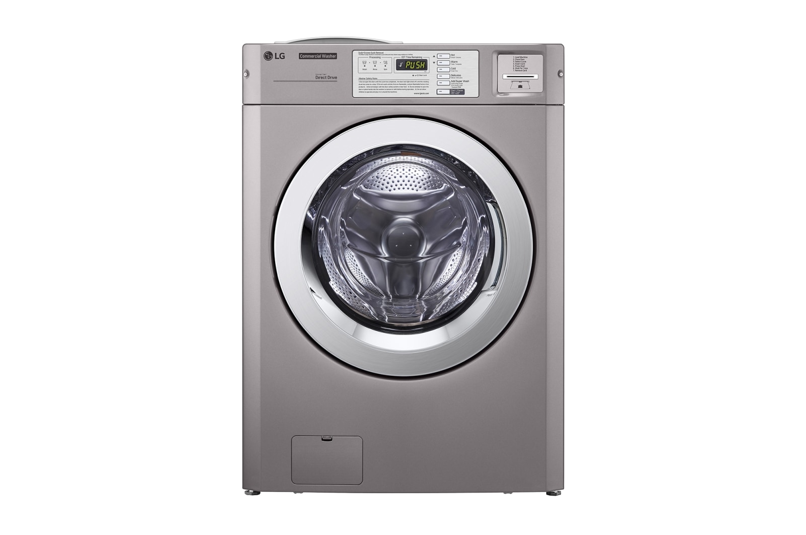 LG 5.2 cu.ft Ultra Capacity Front load Washer, TITAN WASHER