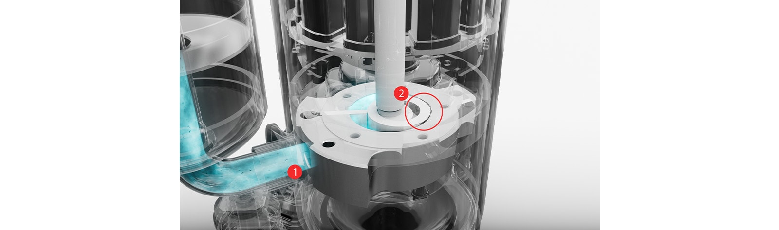 the foreign material enters into the compression chamber and the material is stuck near the roller