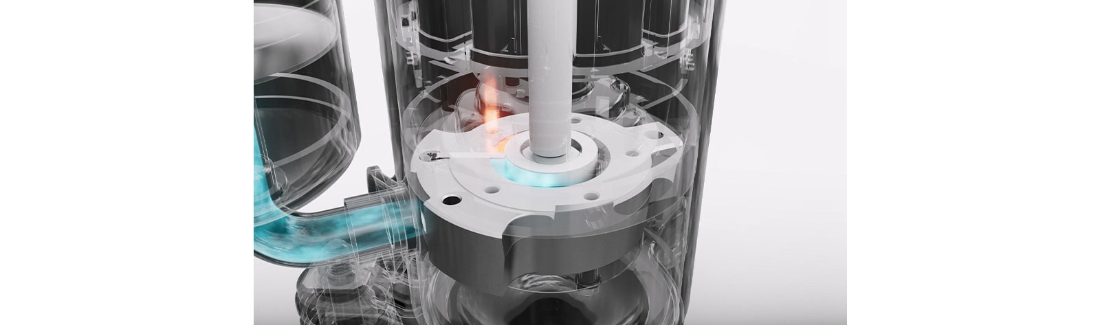 gas refrigerant enters into the compressor chamber and the roller works smoothly