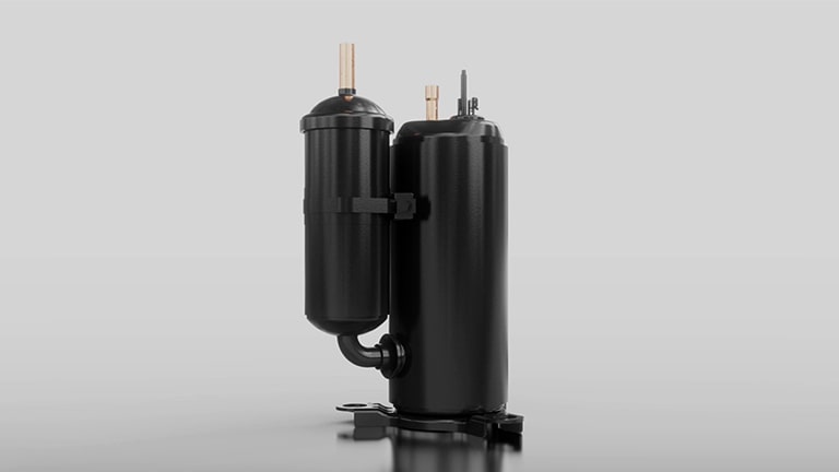 New LG Rotary Compressor - Killing Two Birds with One Stone