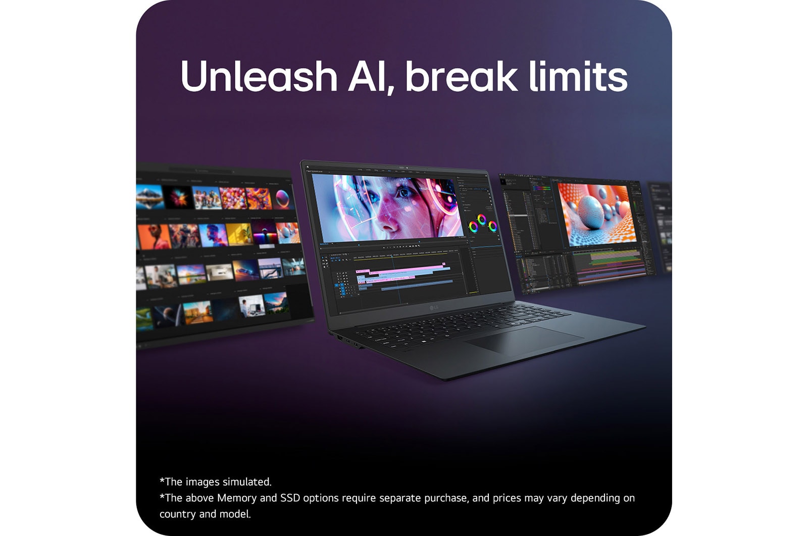 LG gram Pro 16" | Lightweight 32GB RAM Intel® Core™ Ultra Processor Laptop | Windows 11 Pro, gram Hybrid AI, Copilot, LG gram Link, 16:10 OLED display, 16Z90TP