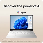 LG gram Pro 16" | Lightweight 32GB RAM Intel® Core™ Ultra Processor Laptop | Windows 11 Pro, gram Hybrid AI, Copilot, LG gram Link, 16:10 OLED display, 16Z90TP