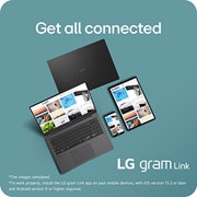 LG gram Pro 16" | Lightweight 32GB RAM Intel® Core™ Ultra Processor Laptop | Windows 11 Pro, gram Hybrid AI, Copilot, LG gram Link, 16:10 OLED display, 16Z90TP