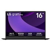 LG gram Pro 16” | Lightweight 32GB RAM Intel® Core™ Ultra Processor Laptop | Windows 11 Pro, gram Hybrid AI, Copilot+ PC, LG gram Link, 16:10 IPS display, 16Z90TS