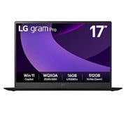 LG gram Pro 17" | Lightweight 32GB RAM Intel® Core™ Ultra Processor Laptop | Windows 11 Pro, gram Hybrid AI, Copilot, LG gram Link, 16:10 IPS LCD display, 17Z90TP