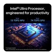 LG gram Pro 17" | Lightweight 32GB RAM Intel® Core™ Ultra Processor Laptop | Windows 11 Pro, gram Hybrid AI, Copilot, LG gram Link, 16:10 IPS LCD display, 17Z90TP