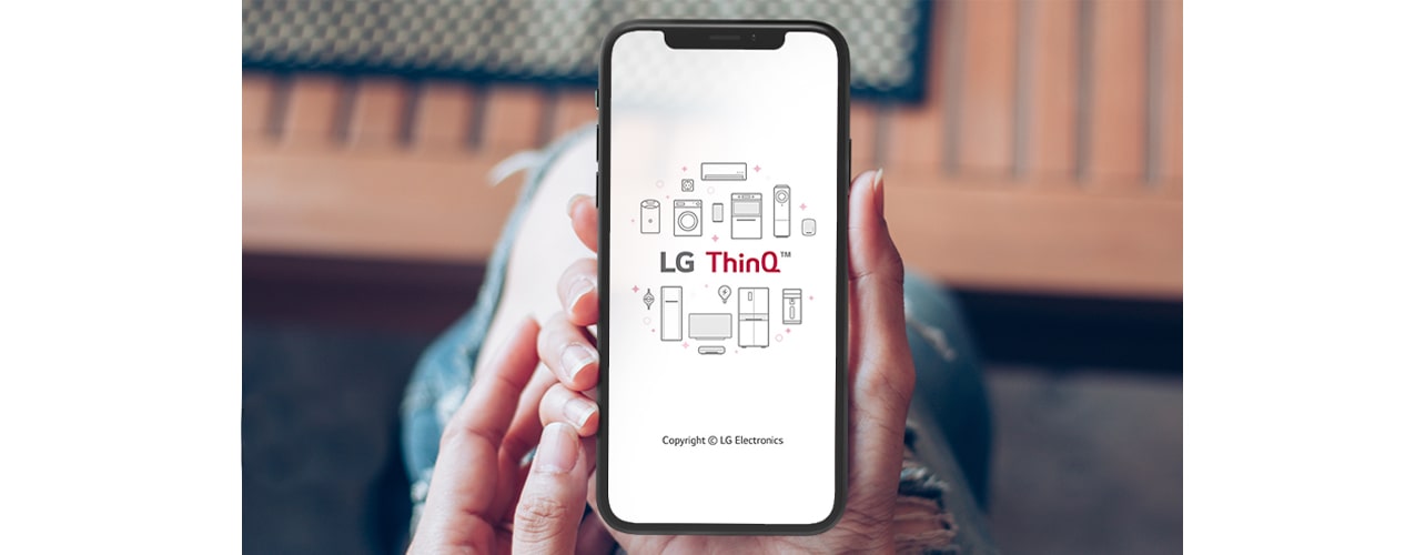 LG ThinQ activated in a phone