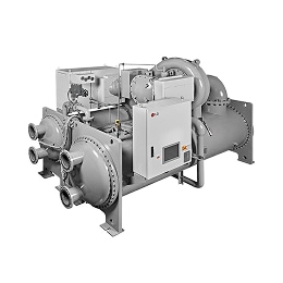 LG R-1233zd Oil-free Chiller is displayed.