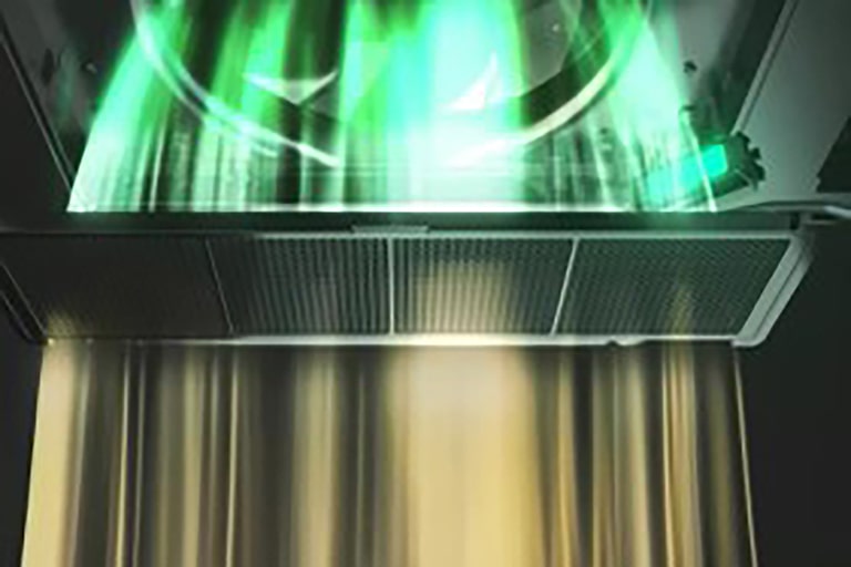 The deodorization filter eliminates unpleasant odors and harmful gases.