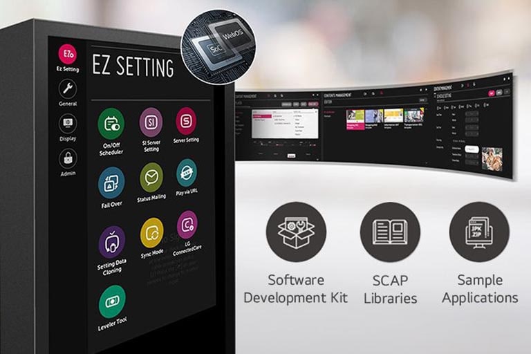 It has improved user convenience by utilizing the SoC and webOS.