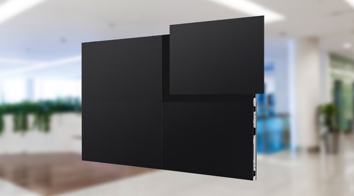 The LMEA series cabinet is composed of four modules.