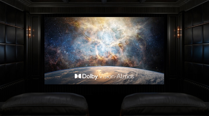 With the large LG MAGNIT Active Micro LED screen that supports Dolby Vision and Atmos, you can enjoy a theater-like viewing experience at home. It automatically adjusts the movie’s brightness and tone mapping based on the viewing environment.