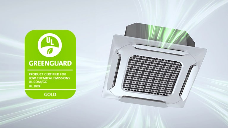 LG DUAL Vane Cassette Achieves GREENGUARD Gold
