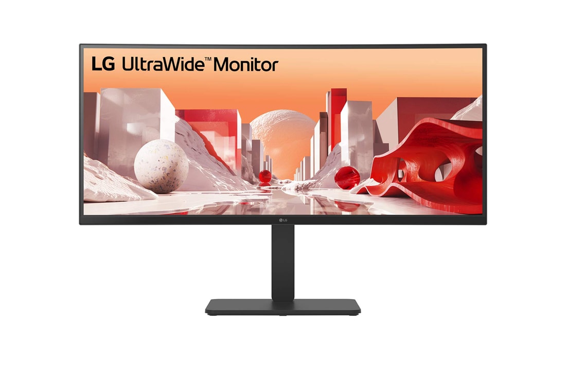 LG 34" UltraWide QHD Curved IPS Monitor with Built-in FHD webcam and USB Type-C™, 34BA85QE