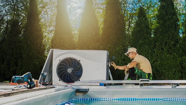 Enjoy a swim anytime of the year, with LG