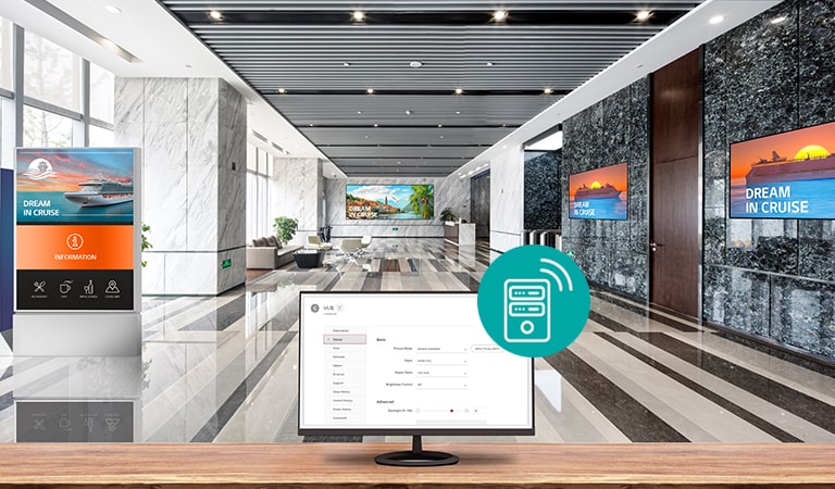 Devices are being controlled remotely using a PC.