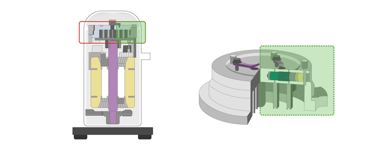 An image of a transparent 2D compressor and IVR