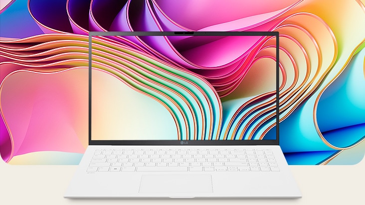 LG gram offers precise images with an IPS LCD display.