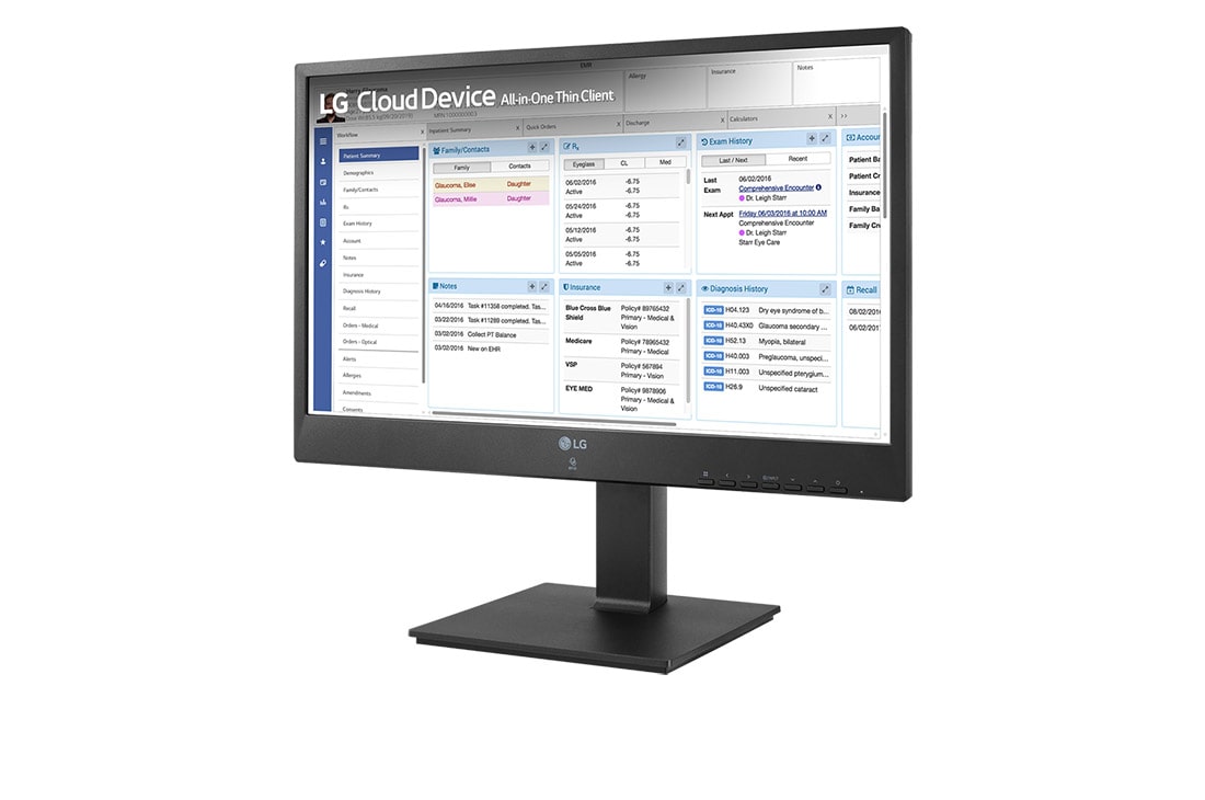 LG 24" All-in-One Thin Client with webcam & speaker, 24CR661W