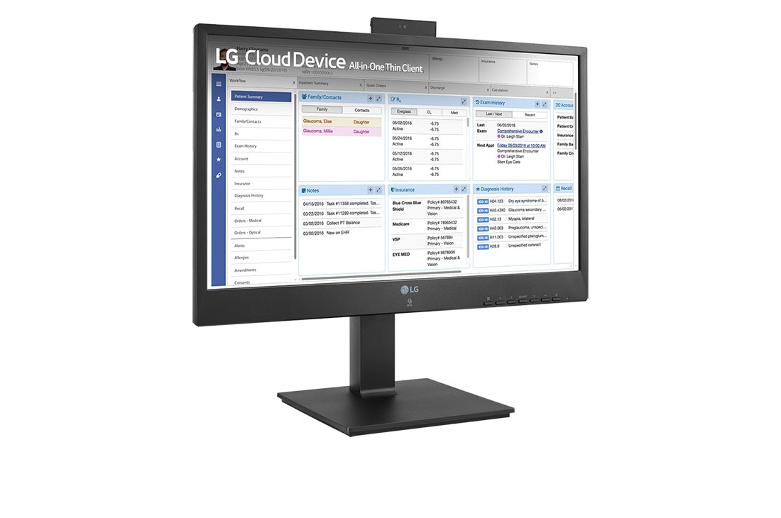 LG 24" All-in-One Thin Client with webcam & speaker, 24CR661W
