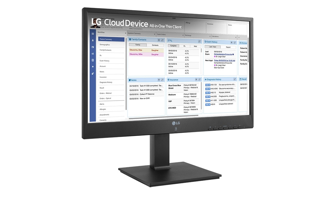 LG 24" All-in-One Thin Client with webcam & speaker, 24CR661W