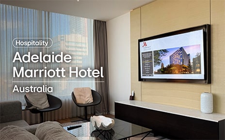 How LG Commercial Displays Power the Guest Experience at Adelaide Marriott Hotel
