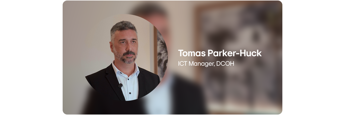 Tom Parker-Huck, incoming ICT Manager at DCOH