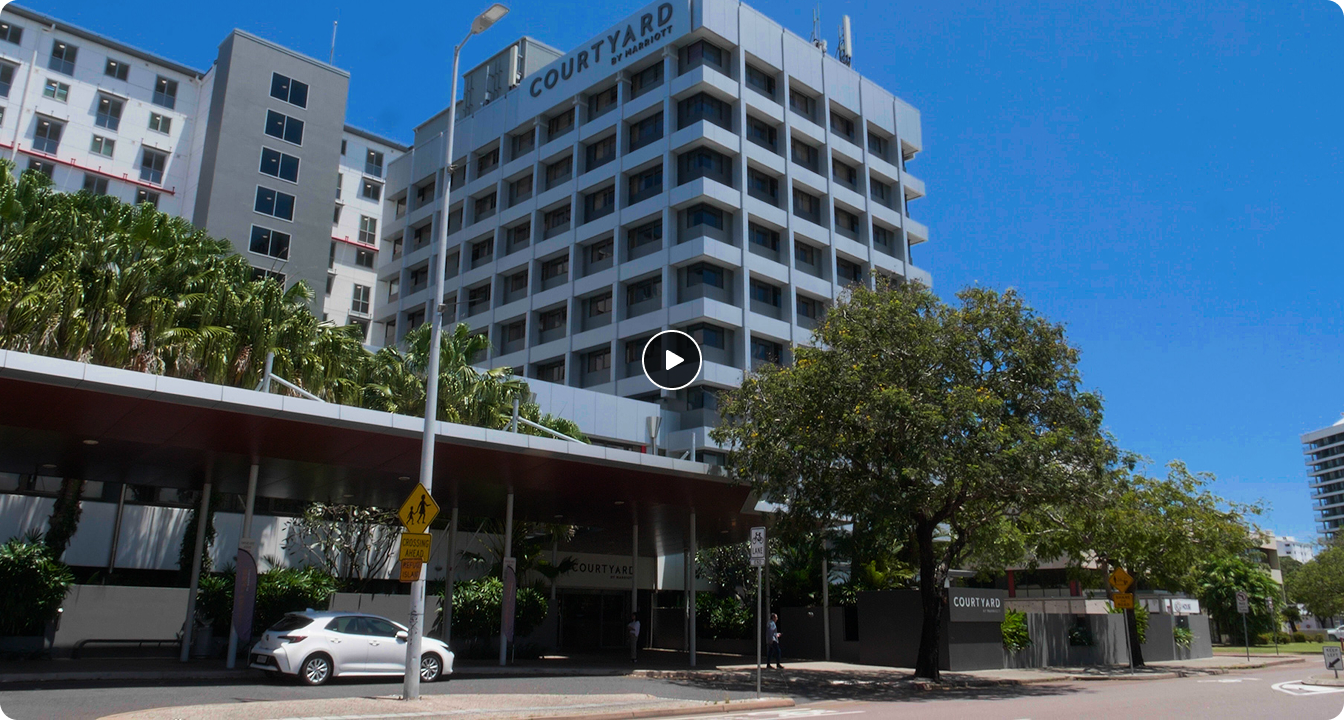 This case study highlights LG Hotel TV and LG Pro:Centric Cloud at Courtyard by Marriott Darwin.