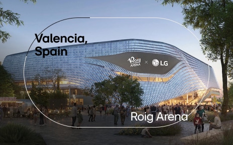 LG Transforms Roig Arena Into a Digital Signage Landmark