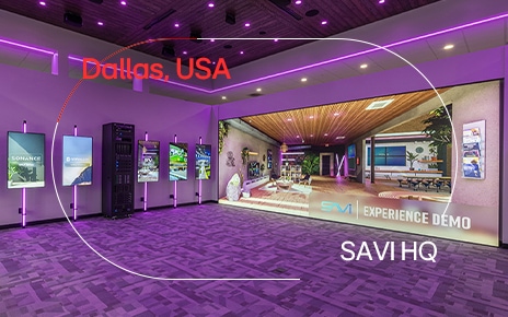 Wall-Sized LG DVLED Display and CLOi Robot Bring SAVI’s New Commercial AV Experience Center to Life