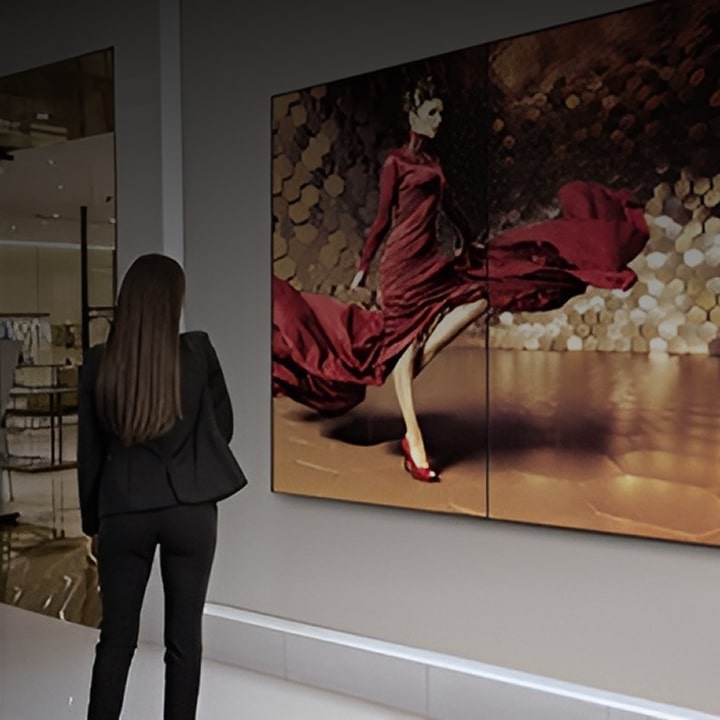 LG Video Wall Configurator solution for customized digital signage design