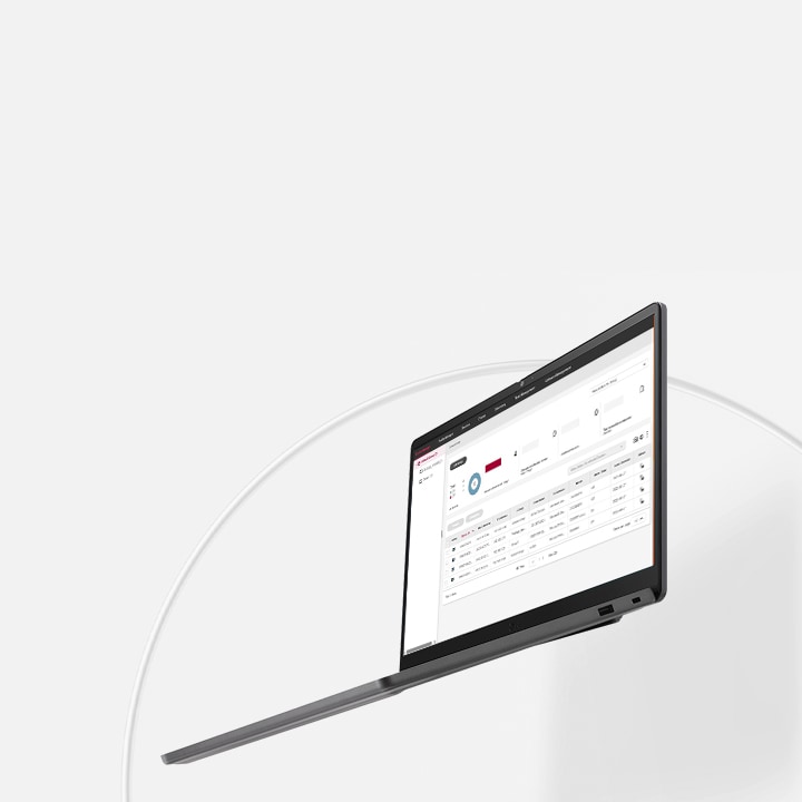 The slim, light body of the gram provides mobility and productivity.