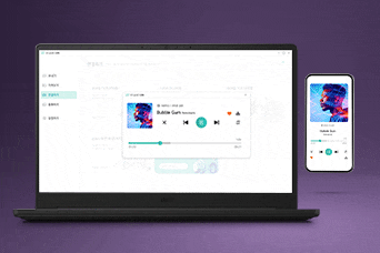 This image shows a laptop screen displaying an incoming mobile call interface alongside a phone, illustrating mobile notifications and audio calls handled directly on the PC via LG gram Link, demonstrating how to connect phone to laptop seamlessly.