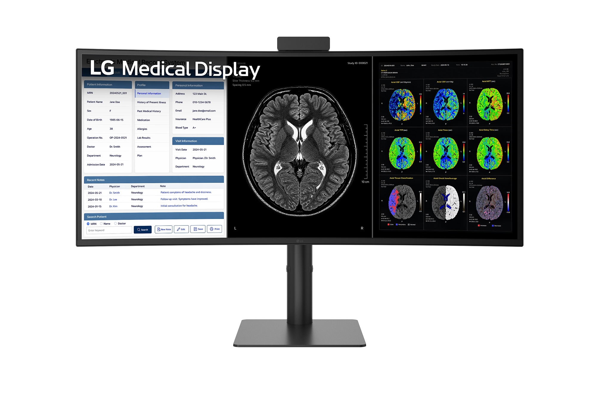 LG 40-inch 11MP IPS Ultrawide Diagnostic Monitor, 40HT513D-B