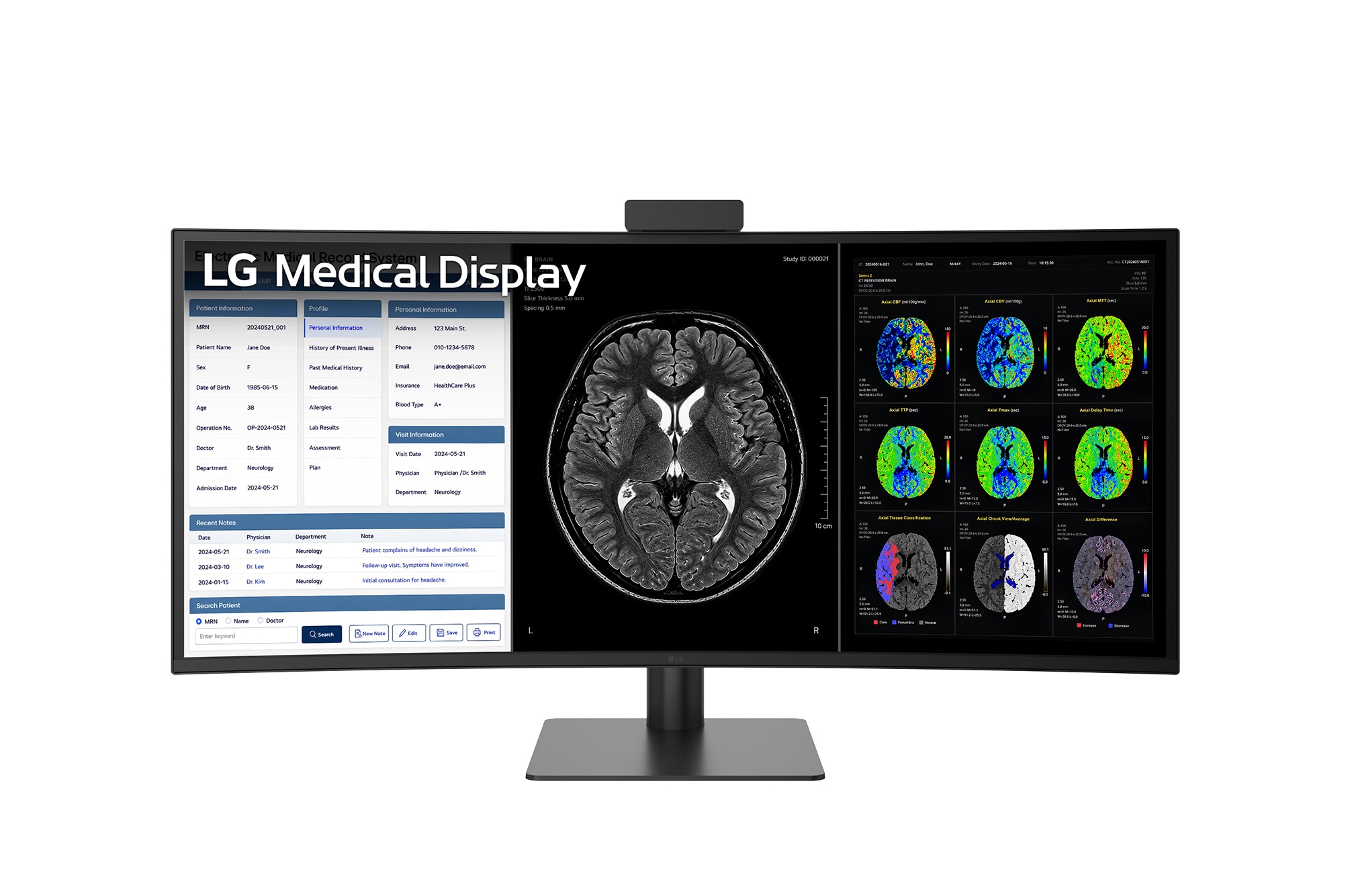 LG 40-inch 11MP IPS Ultrawide Diagnostic Monitor, 40HT513D-B