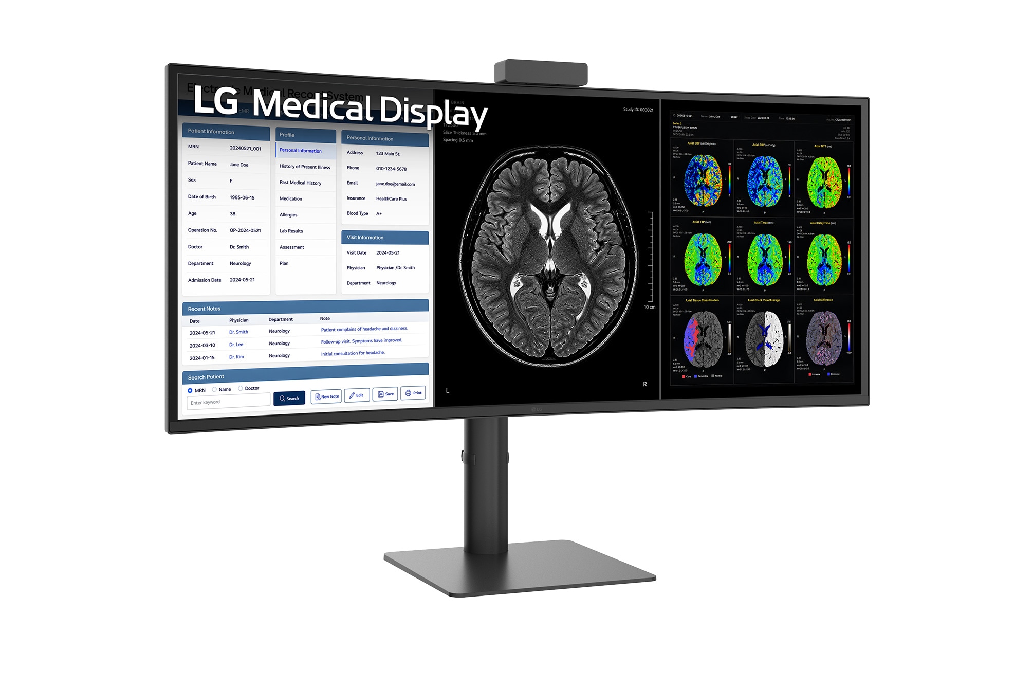 LG 40-inch 11MP IPS Ultrawide Diagnostic Monitor, 40HT513D-B