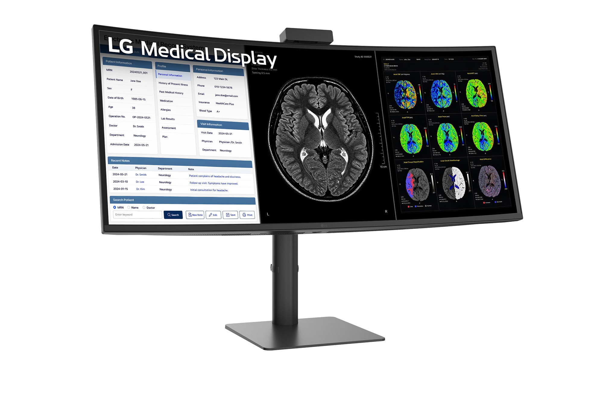 LG 40-inch 11MP IPS Ultrawide Diagnostic Monitor, 40HT513D-B