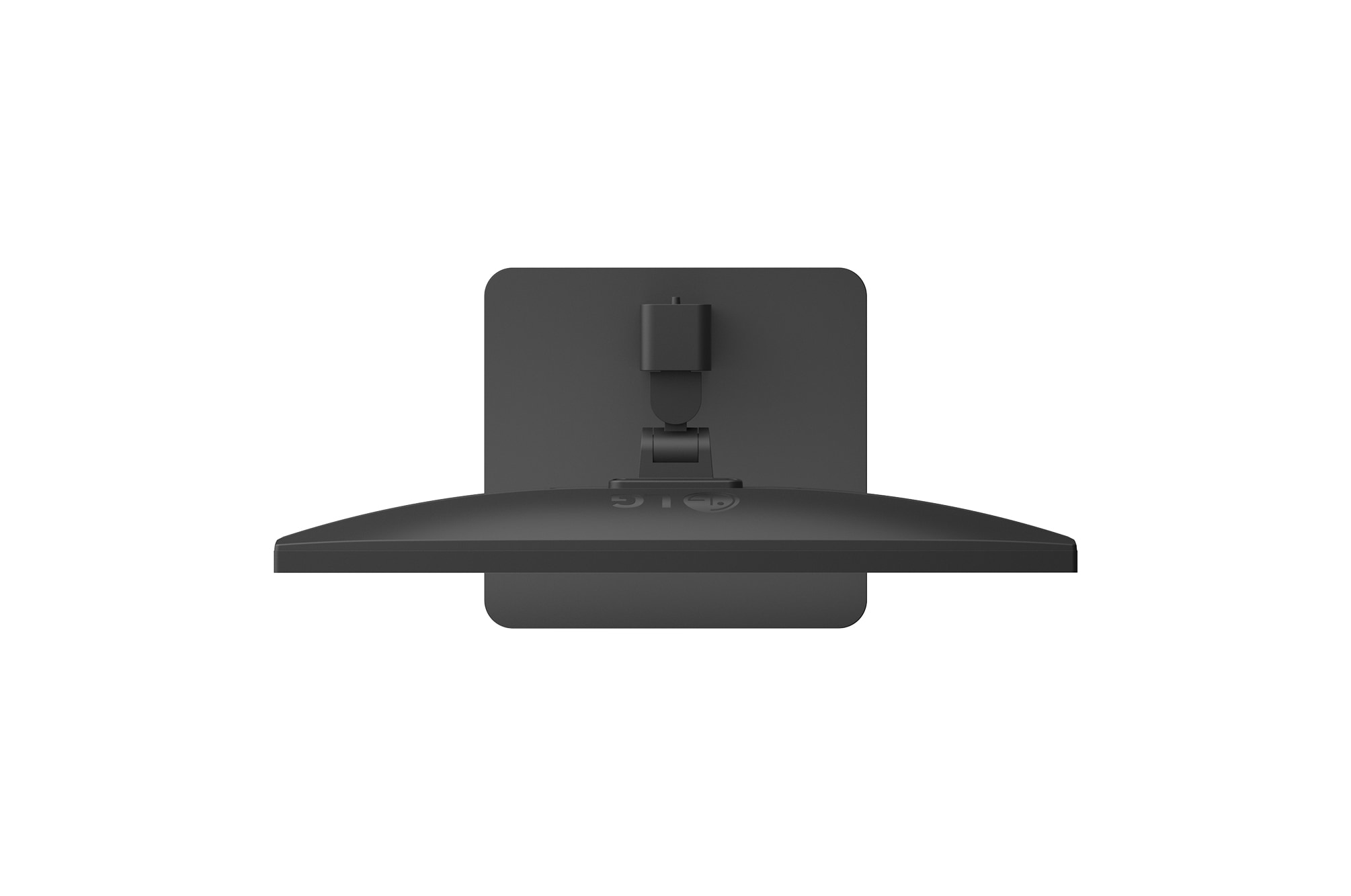 Top view of a monitor